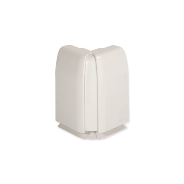 HAGER BOCCHIOTTI - Angolo esterno variabile per canale battiscopa TBN bianco AEBN W