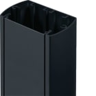 HAGER BOCCHIOTTI - Corpo colonna UNA in alluminio nero ardesia CORPO UNA 2700 NR