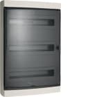 HAGER BOCCHIOTTI - IP40 DSG 54 W Centralino 54 moduli portella fumè Pablo IP40 Design BIANCO