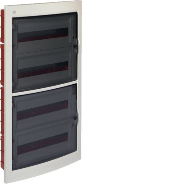 HAGER BOCCHIOTTI - Centralino 72 moduli con portella fumè Pablo IP40 Incasso bianco IP40 INC 72 W