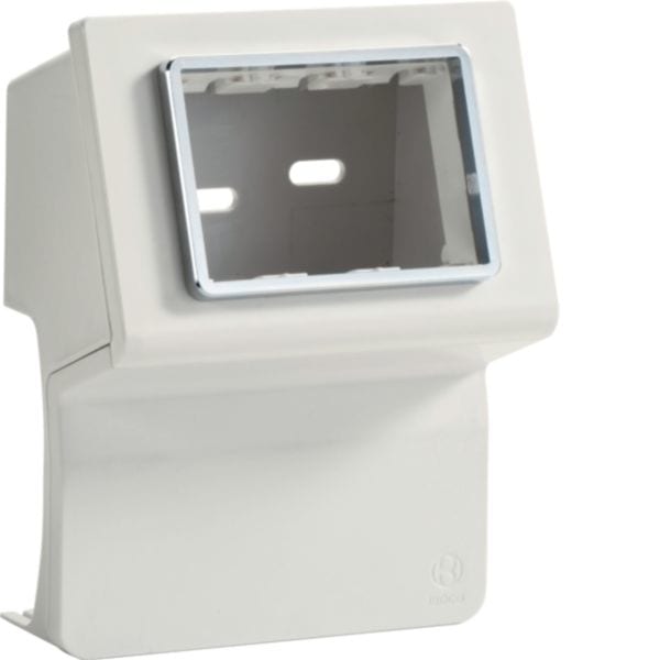 HAGER BOCCHIOTTI - SCN 3 AP W Scatola porta apparecchi Pepita per canale cornice TCN BIANCO