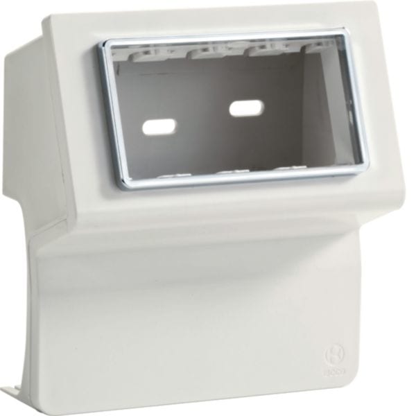 HAGER BOCCHIOTTI - Scatola porta apparecchi Pepita 4 moduli linea TCN bianco SCN 4 AP W
