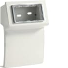 HAGER BOCCHIOTTI - Scatola porta apparecchi Pepita 4 moduli linea TBA-Art bianco SBA 4 AP W