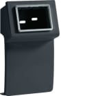 HAGER BOCCHIOTTI - Scatola porta apparecchi Pepita 3 moduli linea TBA-Art nero ardesia SBA 3 AP A
