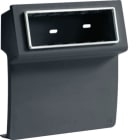 HAGER BOCCHIOTTI - Scatola porta apparecchi Pepita 6 moduli linea TBA-Art nero ardesia SBA 6 AP A