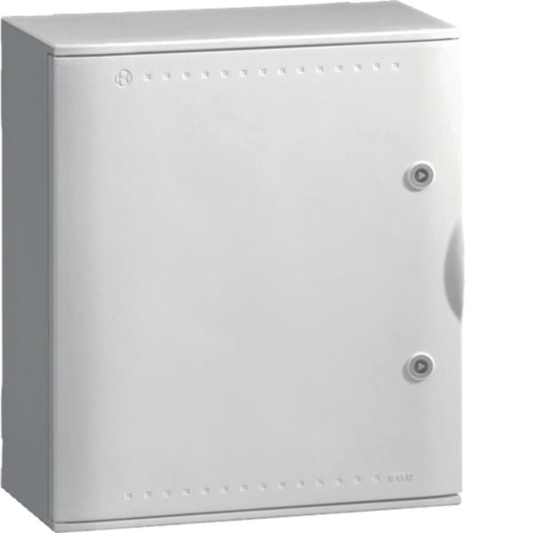 HAGER BOCCHIOTTI - Quadro in vetroresina cieco 425x325x180mm IP66 36M grigio Pedro VTR 02 CIECO