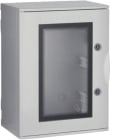 HAGER BOCCHIOTTI - Quadro in vetroresina oblò 425x325x180mm IP66 36M grigio Pedro VTR 02 OBLO'