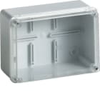 HAGER BOCCHIOTTI - IP56 03 TRASP VM Cassetta di derivazione cop trasparente viti metalliche GRIGIO