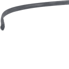 HAGER BOCCHIOTTI - Guaina trecciata autioestinguente diametro 10mm UL94 V2 grigio TY 10 G