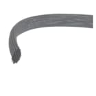 HAGER BOCCHIOTTI - Guaina trecciata autioestinguente diametro 30mm UL94 V2 grigio TY 30 G