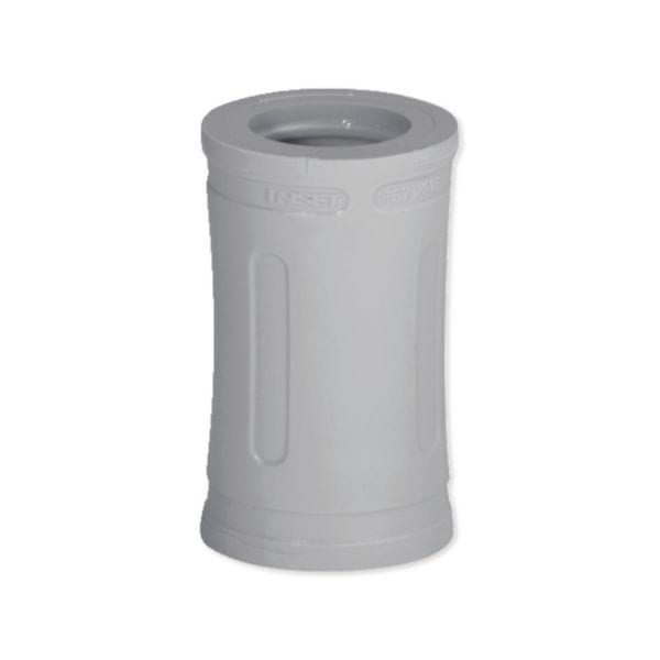 HAGER BOCCHIOTTI - MSTN 25 Manicotto di giunzione ad innesto rapido IP67 Sistema Stop GRIGIO