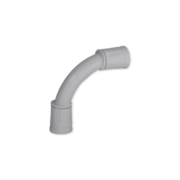 HAGER BOCCHIOTTI - CIRN20 CURVA 90° TUBO RIGIDO GRI IP67