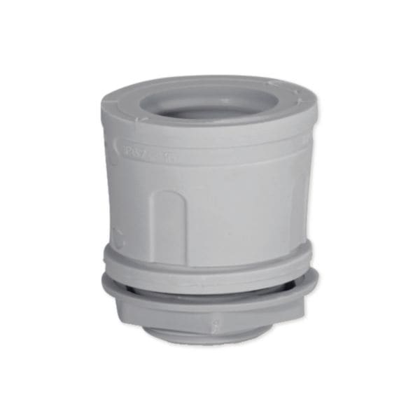 HAGER BOCCHIOTTI - Raccordo tubo rigido-scatola IP67 grigio RSTN40
