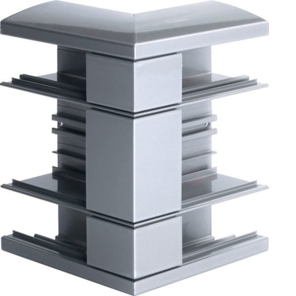 HAGER BOCCHIOTTI - AE-ALU 200x60 AO Angolo esterno per canale ALU-B ALLUMINIO OPACO