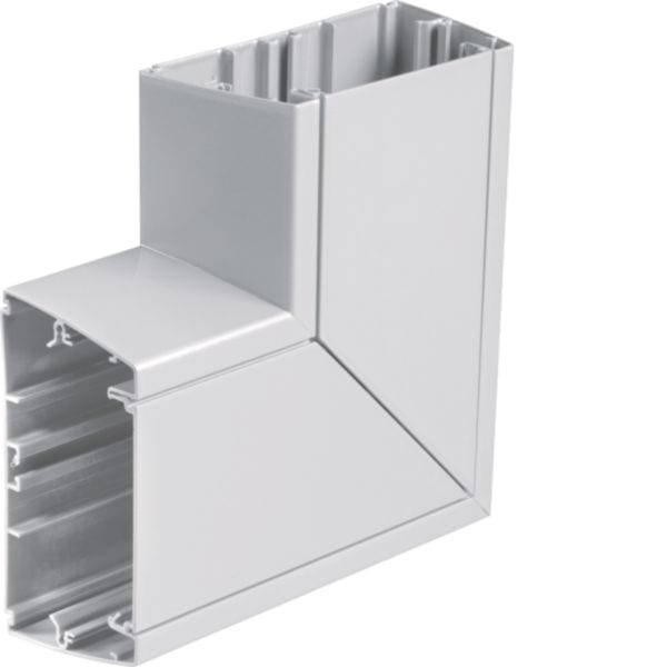HAGER BOCCHIOTTI - AP-ALU 120x40 WE Angolo piano per canale ALU-B BIANCO EVEREST