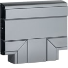HAGER BOCCHIOTTI - Derivazione a T per canale ALU-B alluminio opaco DT-ALU 200x60 AO