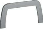 HAGER BOCCHIOTTI - Raccordo muro per canale ALU-B alluminio opaco RM-ALU 120x60 AO