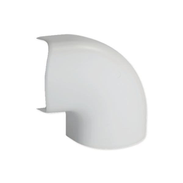 HAGER BOCCHIOTTI - CAP 90x60 WE Angolo piano per canali condizionamento CND BIANCO EVEREST