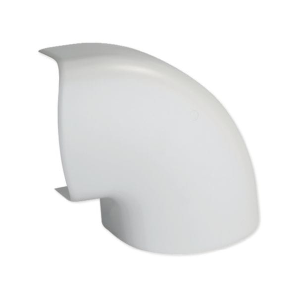 HAGER BOCCHIOTTI - CAP 120x75 WE Angolo piano per canali condizionamento CND BIANCO EVEREST