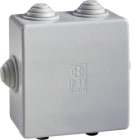 HAGER BOCCHIOTTI - Cassetta di derivazione IP44 grigia 80x80x40 IP44 03 GRI GWT960