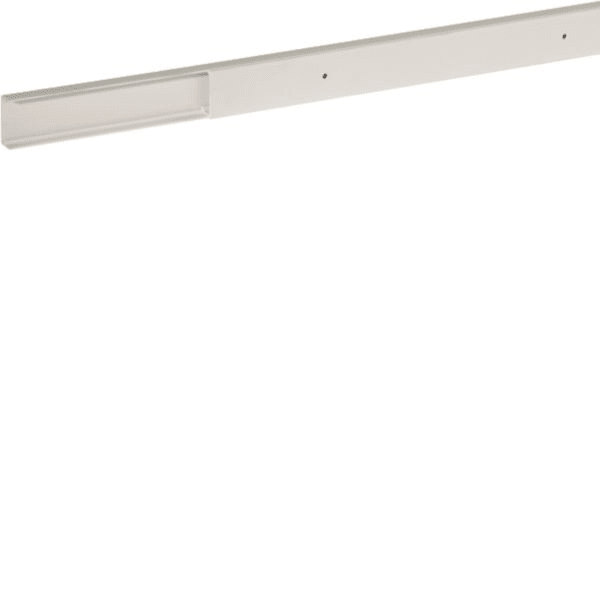 HAGER BOCCHIOTTI - Minicanale monoscomparto con coperchio avvolgente bianco TMU 22/1x10 W