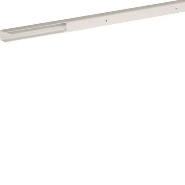 HAGER BOCCHIOTTI - Minicanale monoscomparto con coperchio avvolgente bianco TMU 15/1x17 W