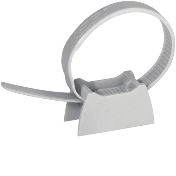 HAGER BOCCHIOTTI - COFIS 2 Collare di fissaggio per tubi rigidi e guaine, Halogen Free GRIGIO