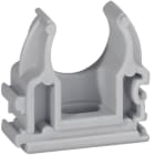 HAGER BOCCHIOTTI - Supporto fissatubo a scatto per tubi rigidi Halogen Free grigio FISN16