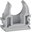HAGER BOCCHIOTTI - Supporto fissatubo a scatto per tubi rigidi Halogen Free grigio FISN40