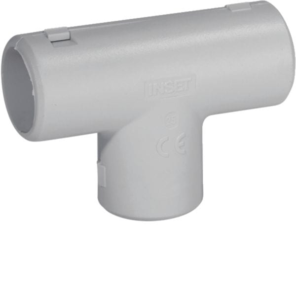 HAGER BOCCHIOTTI - Giunto a T ispezionabile per tubi rigidi autoestinguente IP40 grigio TISP25