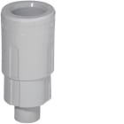 HAGER BOCCHIOTTI - Raccordo tubo rigido 20mm - guaina 16mm IP67 grigio in sacchetto da 6pz GSTON20