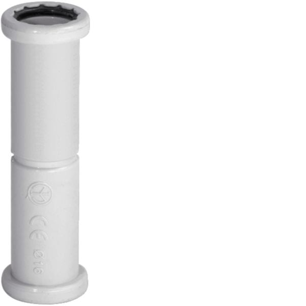 HAGER BOCCHIOTTI - Manicotto di giunzione per tubi rigidi autoestinguente IP65 grigio IPT25