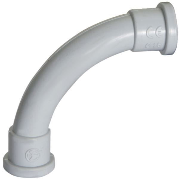 HAGER BOCCHIOTTI - IPC16 CURVA 90° TUBO RIGIDO GRI IP65