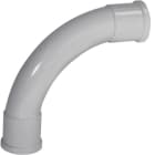 HAGER BOCCHIOTTI - Curva a 90° a stretto raggio per tubi rigidi autoestinguente IP65 grigio IPC20