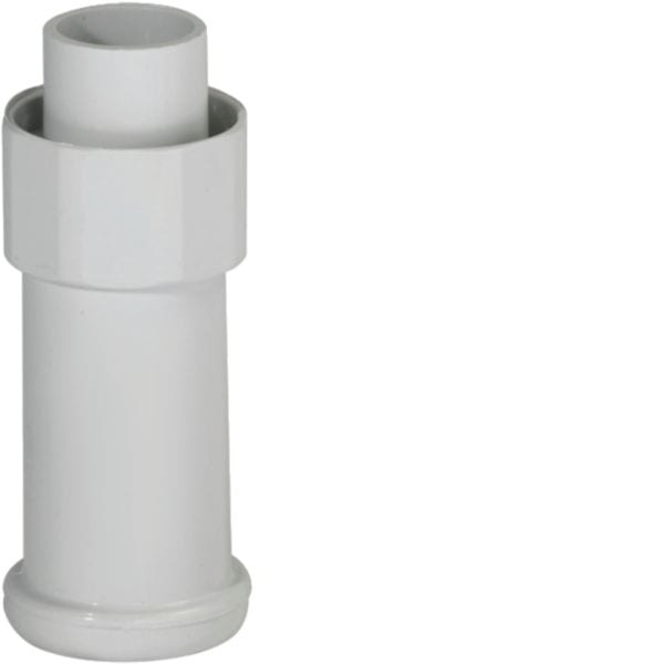 HAGER BOCCHIOTTI - Raccordo tubo rigido-guaina spiralata pari diametro IP65 grigio IPR16