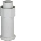 HAGER BOCCHIOTTI - Raccordo tubo rigido-guaina spiralata pari diametro IP65 grigio IPR25