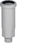 HAGER BOCCHIOTTI - Raccordo tubo rigido 50mm - guaina spiralata 40mm IP65 grigio BLOG50