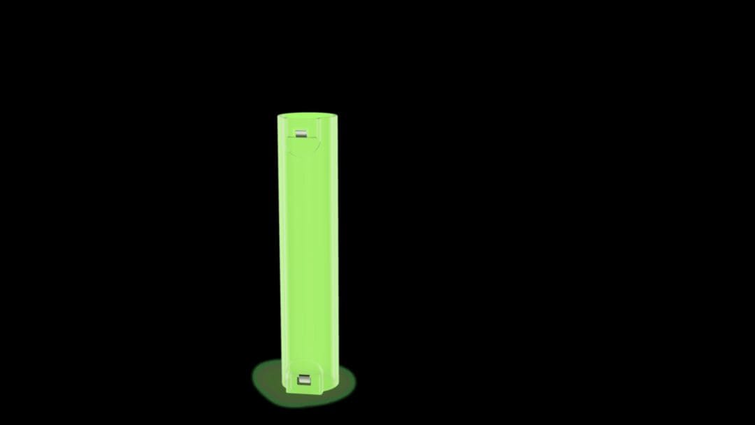 HAGER BOCCHIOTTI - MANICOTTO LSZH VERDE+CLIPS D32