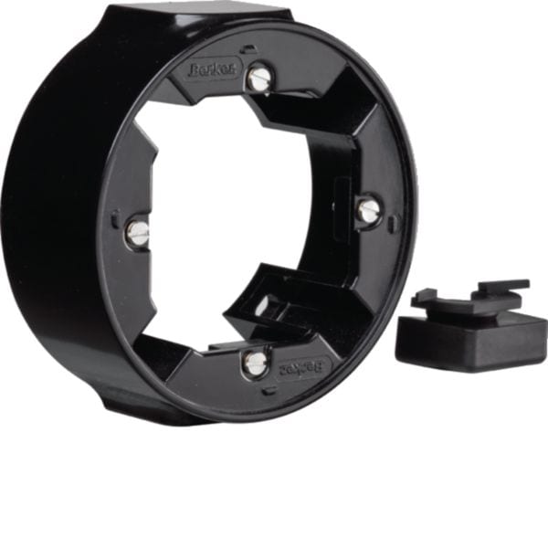 HAGER BOCCHIOTTI - Cornice singola a parete - Accessori a parete nero lucido
