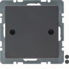 HAGER BOCCHIOTTI - Inserto cieco con Pezzo c.le, avvitabile Serie Q.1/Q.3 antrac.Vellut, vernic.