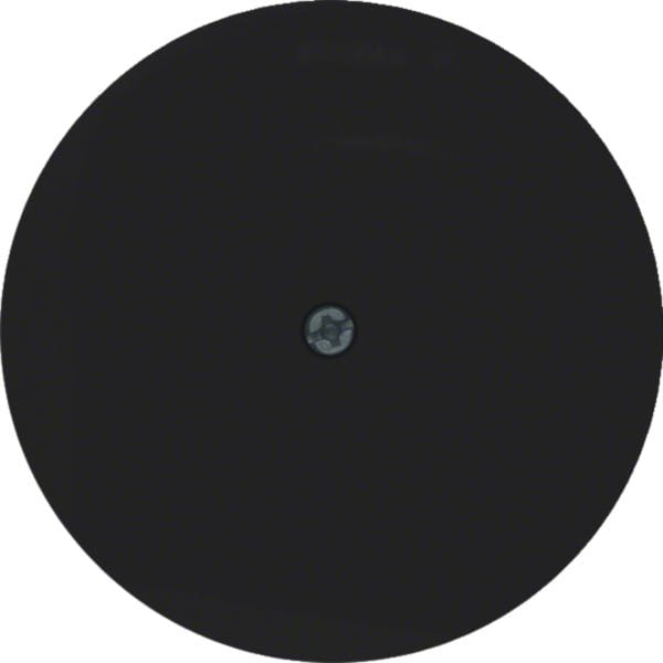 HAGER BOCCHIOTTI - Pezzo centrale per passacavo Berker R.1/R.3/R.?classic nero lucido