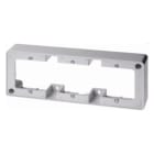 HAGER BOCCHIOTTI - Cornice tripla per montaggio a parete bianco polare lucido