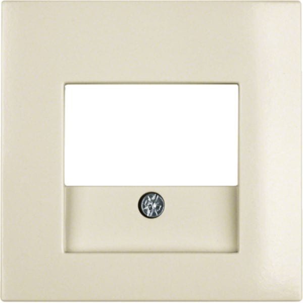 HAGER BOCCHIOTTI - Pezzo centrale con finestra TAE Berker S.1 bianco lucido
