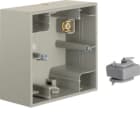 HAGER BOCCHIOTTI - Scatola a parete singola Berker K.5 acciaio inox opaco, verniciato