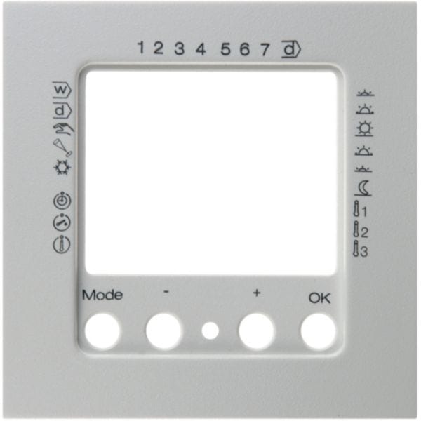 HAGER BOCCHIOTTI - Pezzo c.le x Termostato, temporizzato Serie S.1/B.3/B.7 bianco pol. opac