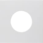 HAGER BOCCHIOTTI - Pezzo c.le  x pulsante/spia luminosa E10 Berker S.1/B.3/B.7 bianco polare opaco