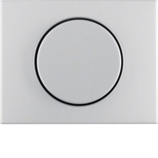 HAGER BOCCHIOTTI - Pezzo c.le x dimmer a manopola/potenziom. a rotaz. Serie K.5 alu, allum. anod.