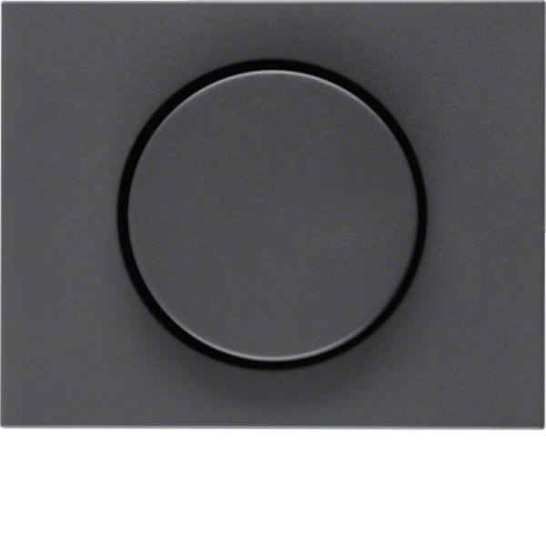 HAGER BOCCHIOTTI - Pezzo c.le x dimmer a manopola/potenziom. a rotaz. Serie K.1 antrac.opac, vern.
