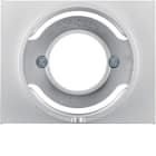 HAGER BOCCHIOTTI - Pezzo centrale per spia luminosa E14 Berker K.5 alu opaco, verniciato