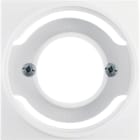 HAGER BOCCHIOTTI - Pezzo centrale per spia luminosa E14 Berker S.1 bianco lucido